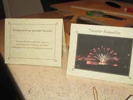 segnaposti originali