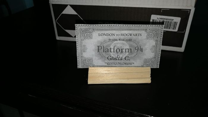 Segnaposto Tema Harry Potter 4