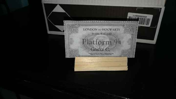 Segnaposto Tema Harry Potter - 4