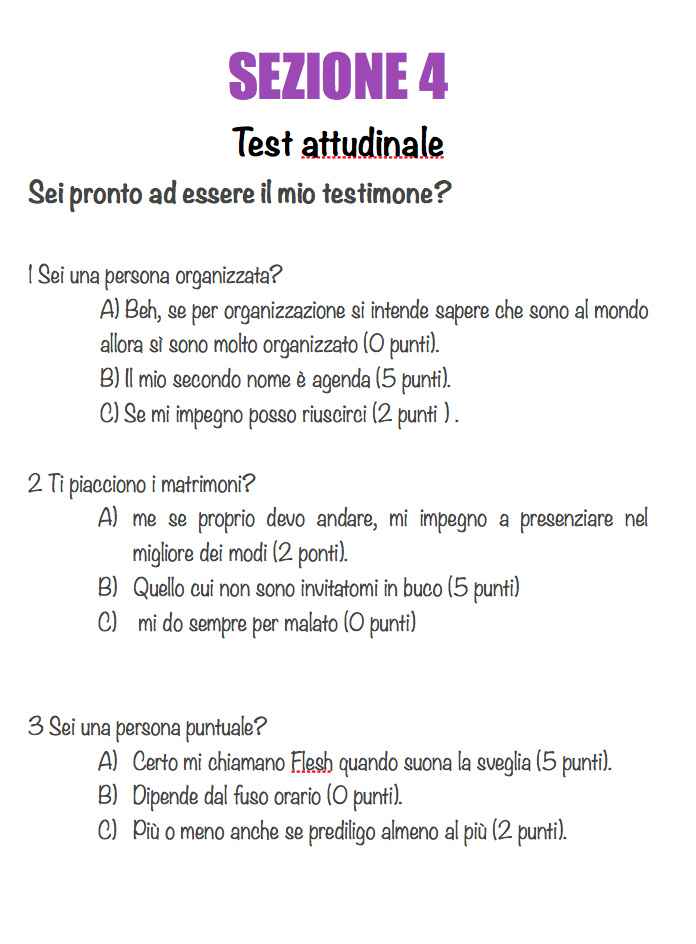 test di formazione
