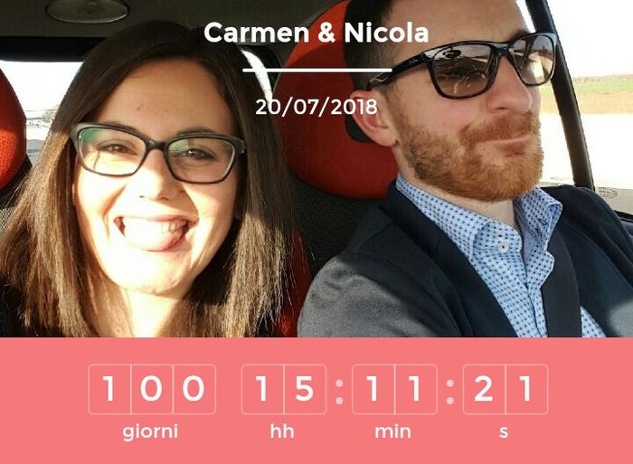 Il countdown delle tue nozze segna...⏰ - 1