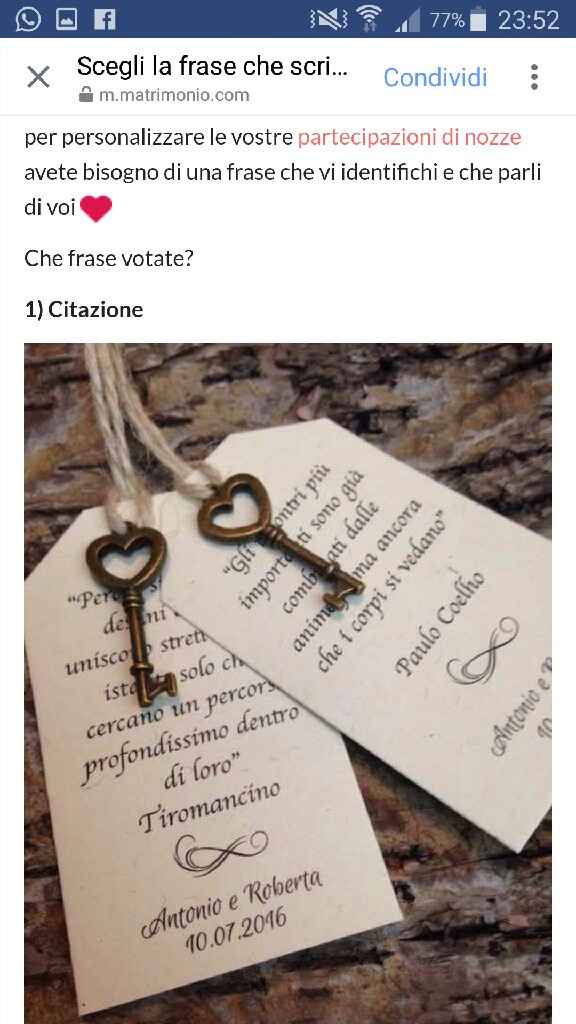 Frasi d amore segnaposto - 1