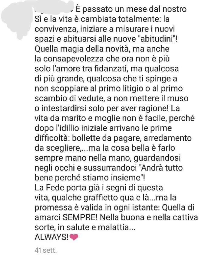 Pareri da neospose senza convivenza - 1