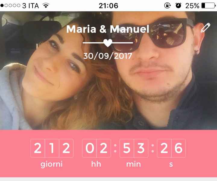 Quanti giorni mancano alle tue nozze? - 1