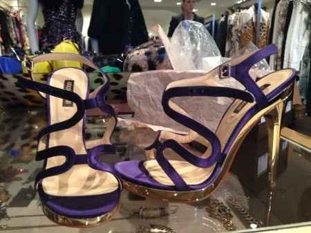Ho finalmente trovato le mie scarpe viola!!!