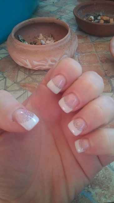 unghie gel romantica
