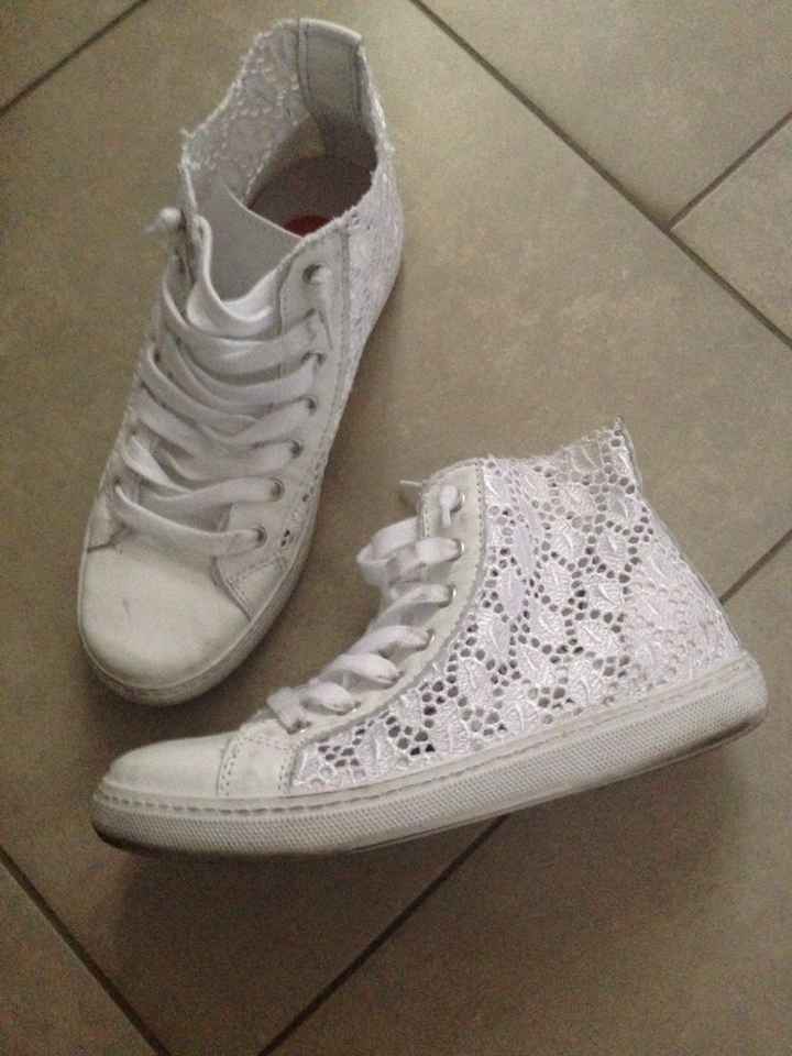 Superga da sposa in pizzo bianco: sì o no? - 1