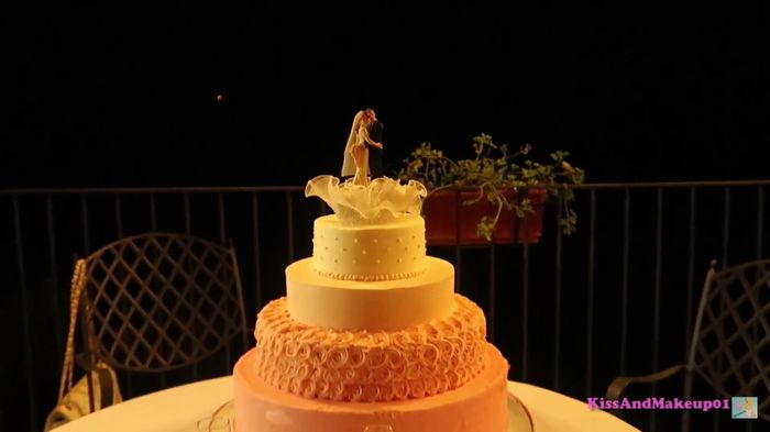 Rosso - torta nuziale - 1