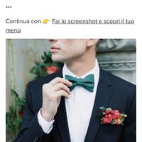 Fai lo screenshot e scopri il vestito dello sposo - 1