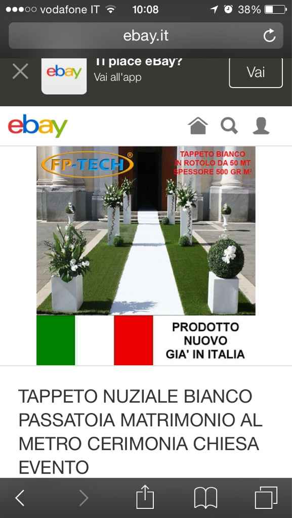 Tappeto bianco online risparmio - 1
