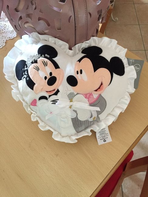 Cuscino porta fedi disney - 1