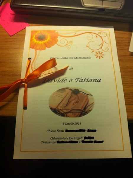 Libretto messa