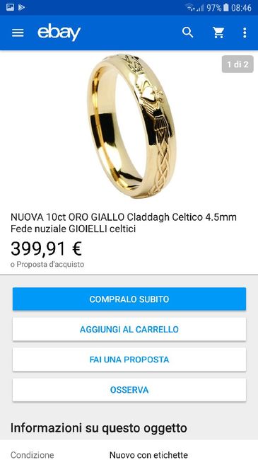 Fedi claddagh - 1