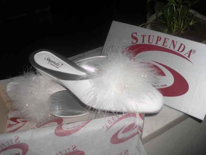 le mie ciabatte da sposa