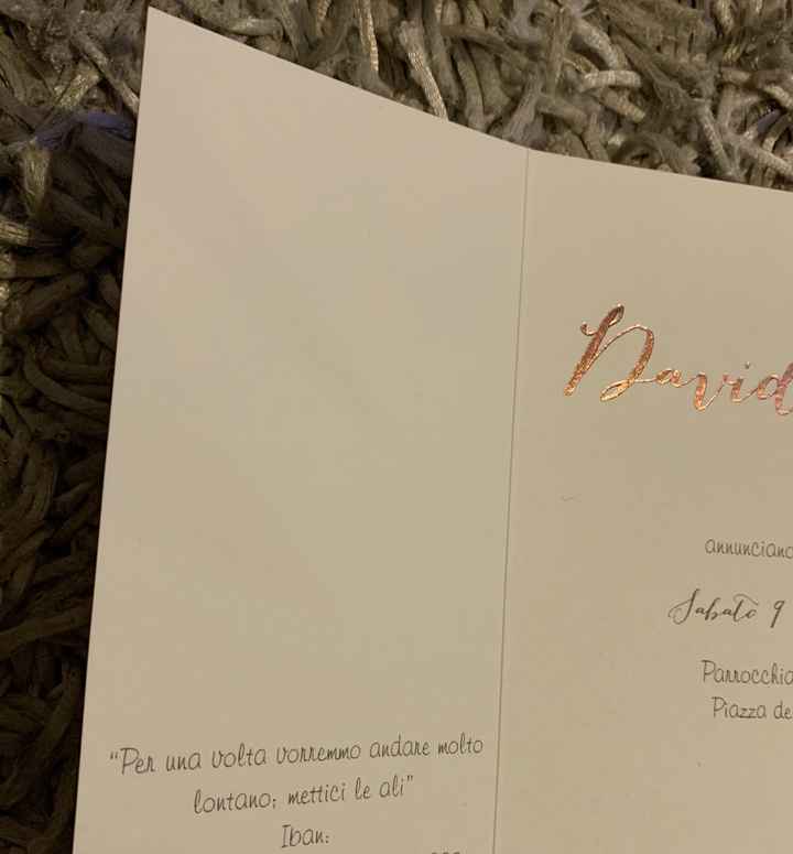 Partecipazioni arrivate! ❤️ - 2