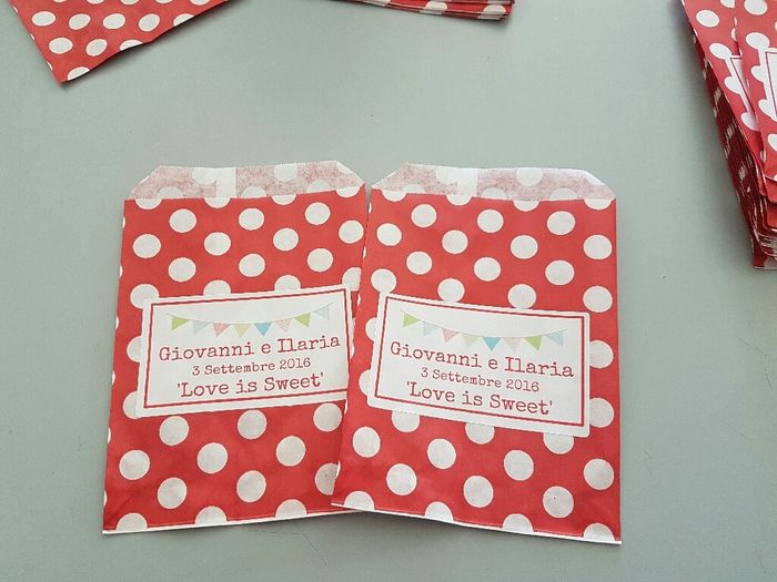 Le mie bustine x confettata - 1