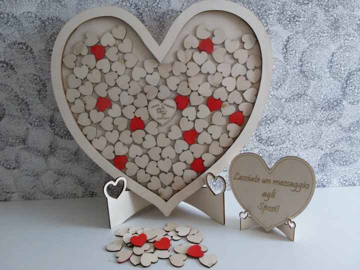 Guestbook in legno