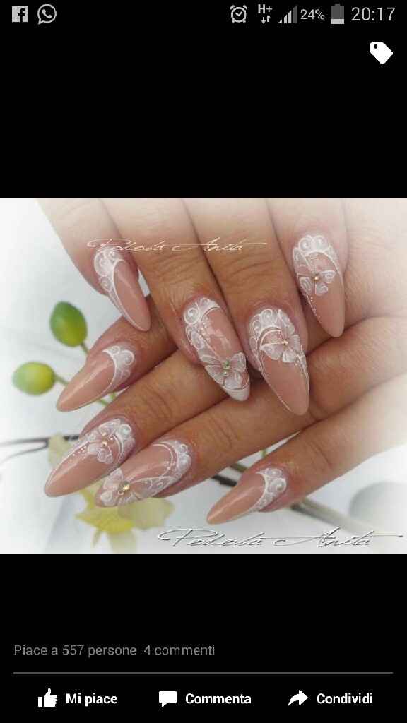 Nails for wedding - 1