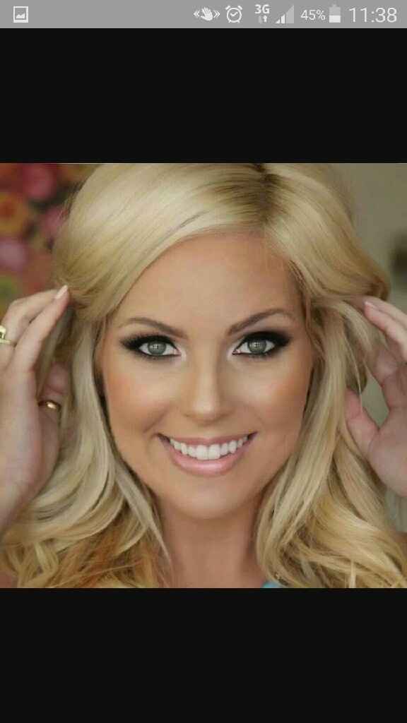 Trucco occhi azzurri, prima prova! - 2