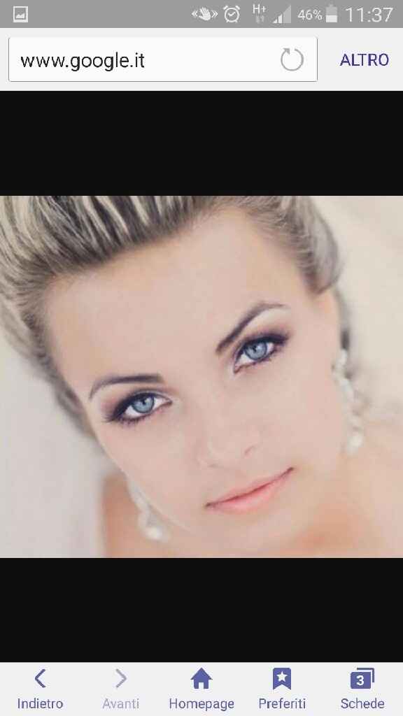 Trucco occhi azzurri, prima prova! - 3