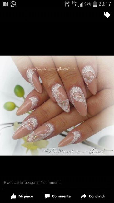 Nails for wedding - 1