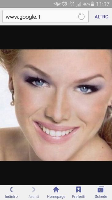 Trucco occhi azzurri, prima prova! - 4