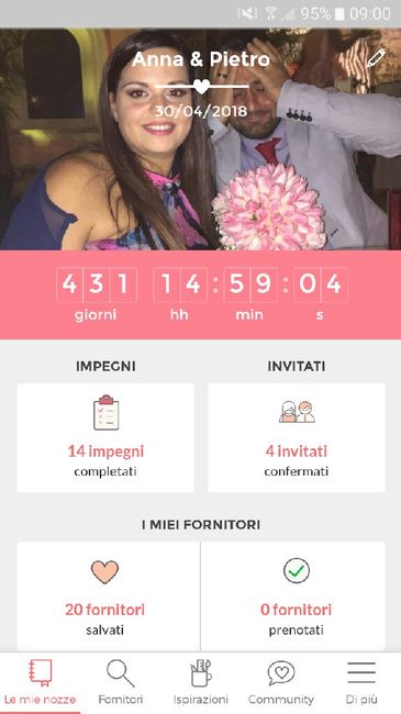 Quanti giorni mancano alle tue nozze? - 1