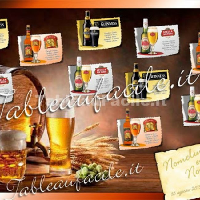 Matrimonio tema birra 4