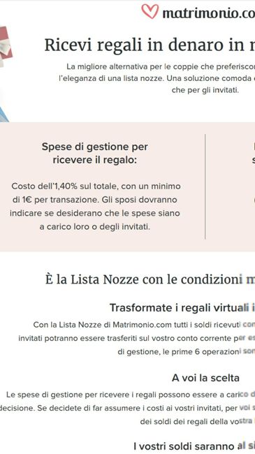 Commissioni su lista nozze - 1