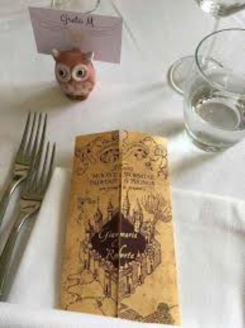 Matrimonio classico, con riferimenti a tema Harry Potter. 11