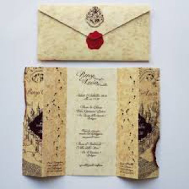Matrimonio classico, con riferimenti a tema Harry Potter. 13