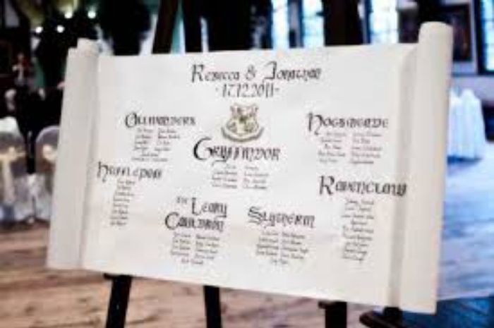 Matrimonio classico, con riferimenti a tema Harry Potter. 15