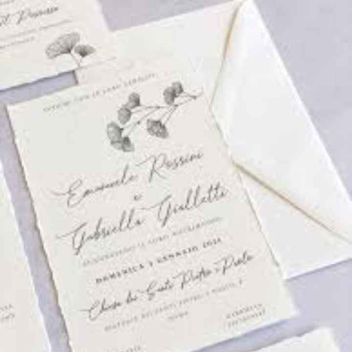 Le partecipazioni: tema ginkgo - 2