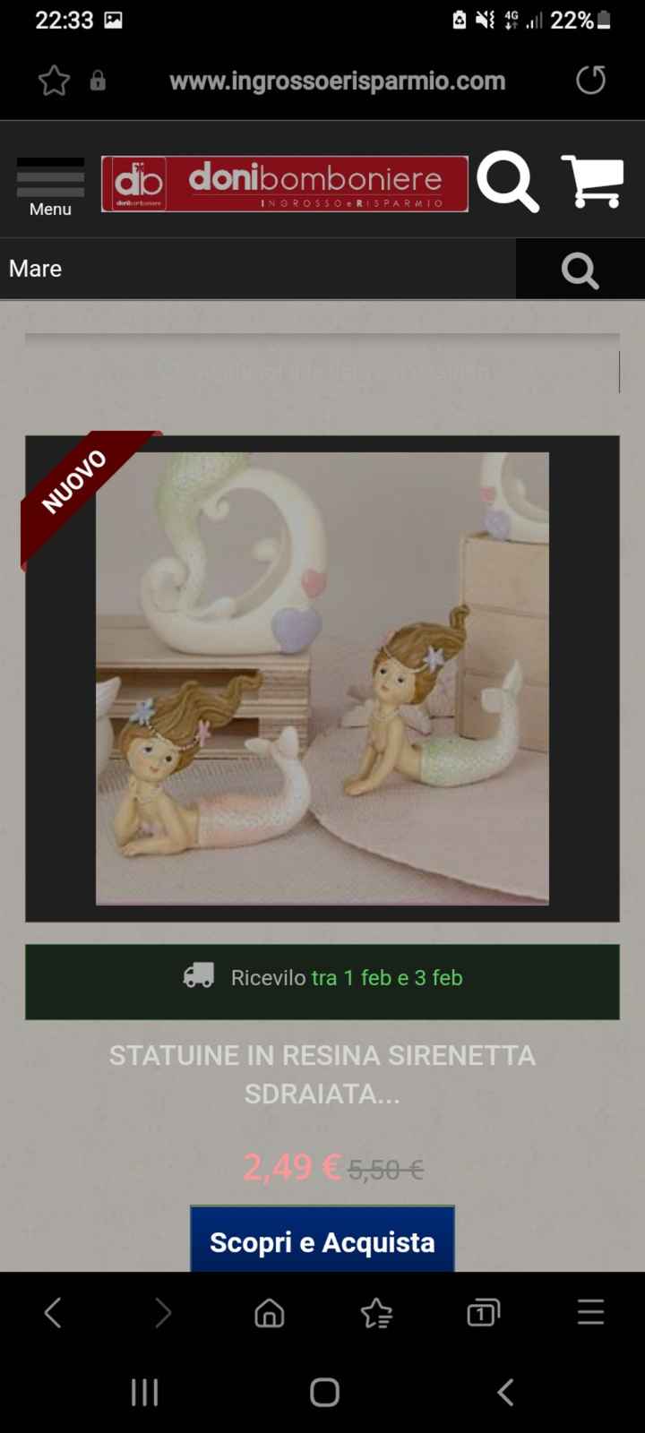 Bomboniere tema viaggio/isole-mare - 3