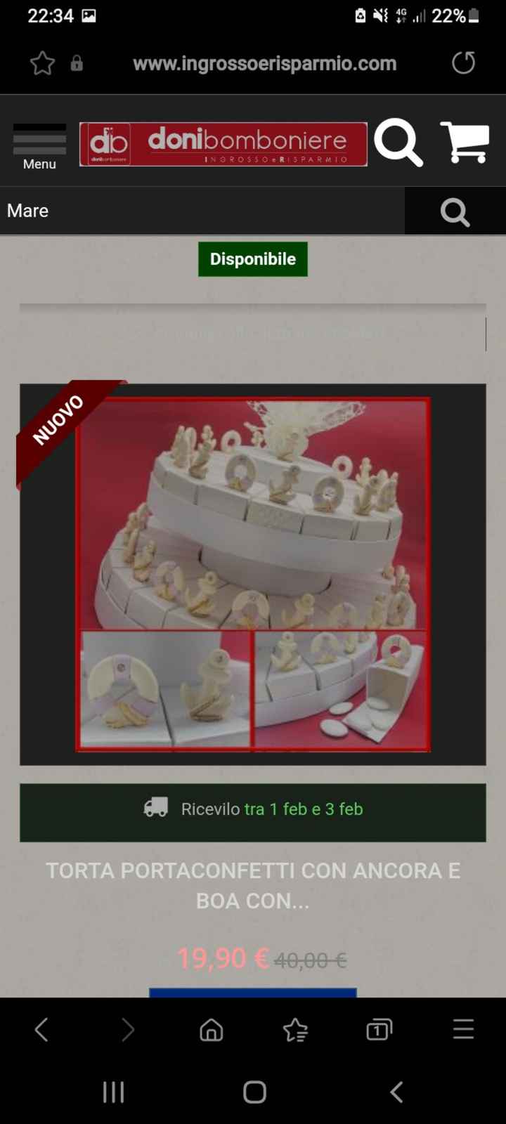 Bomboniere tema viaggio/isole-mare - 5