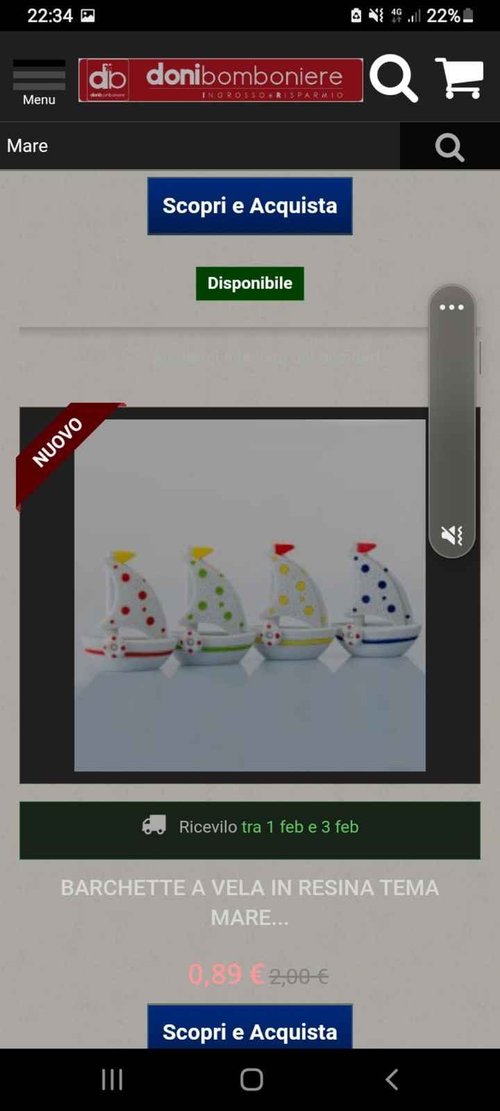 Bomboniere tema viaggio/isole-mare - 6