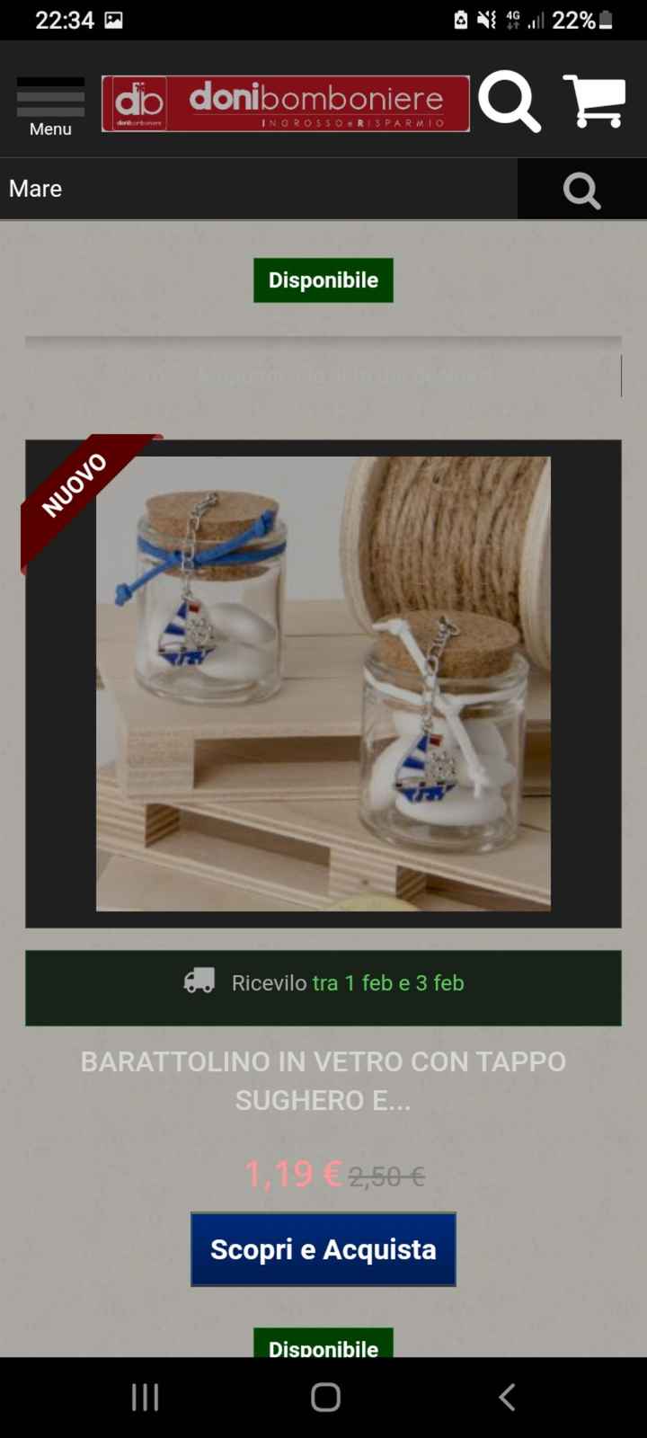 Bomboniere tema viaggio/isole-mare - 8