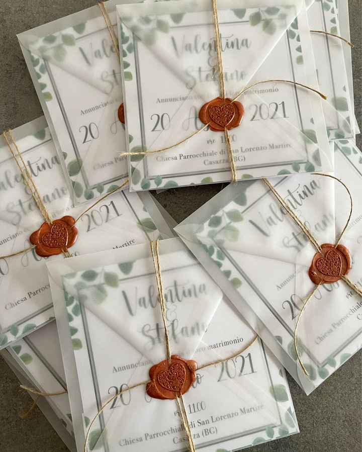 Partecipazioni fatte da noi ❤️ - 1