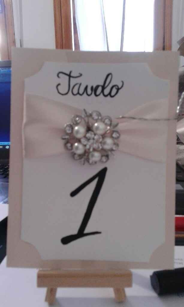 Numeri tavolo fai da te - 1