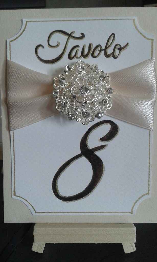 Numeri tavolo fai da te - 2