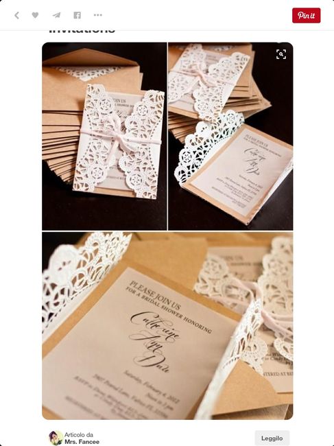 Prova partecipazione shabby chic - 2