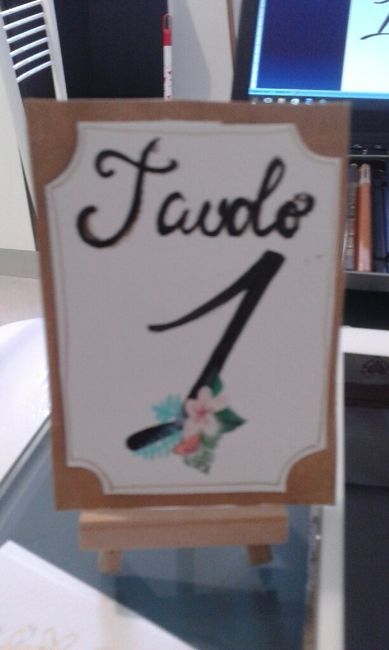 Numeri tavolo fai da te - 3