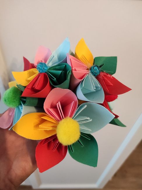 Fiori veri o origami dei miei alunni? 1