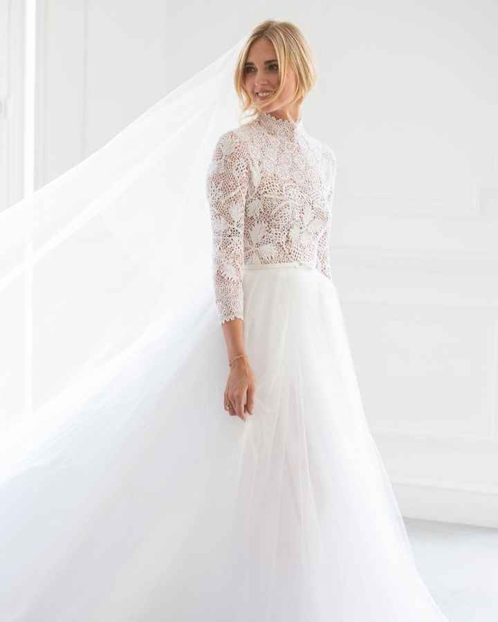 L'abito da sposa di Chiara Ferragni
