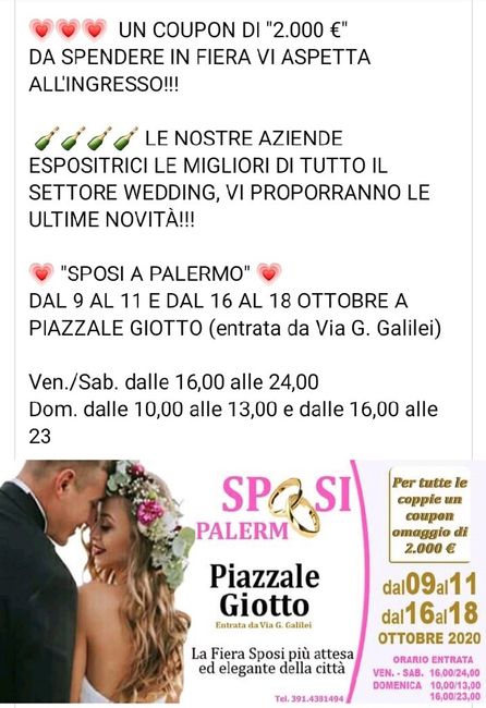 Coupon di 2000 euro in Fiera ! 1