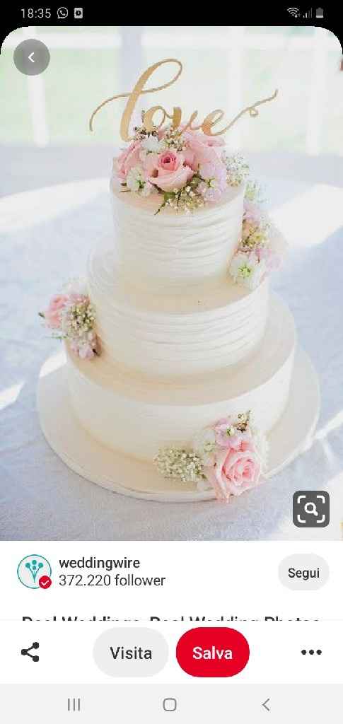 Torta nuziale classica o con pasta di zucchero - 1