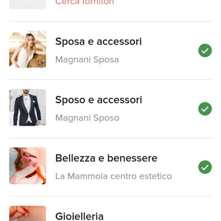 Condividi lo screenshot dei tuoi fornitori - 1