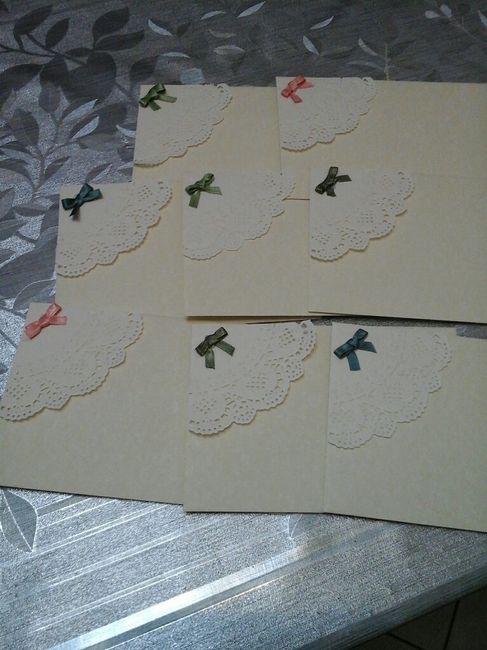 Partecipazioni con pizzo: come incollarlo? - 1