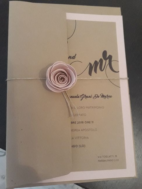 Partecipazioni matrimonio - 1