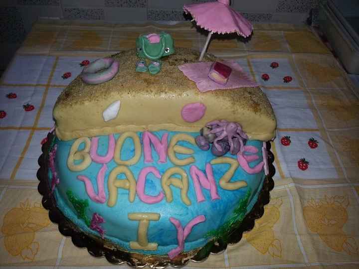 torta realizzata da me e mia madre